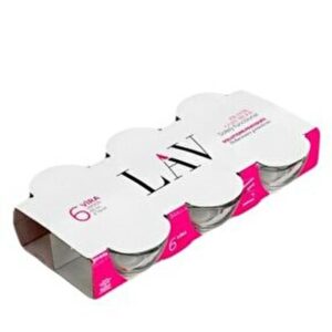 LAV Vira - Mini Glazen Kommetjes - Set van 6