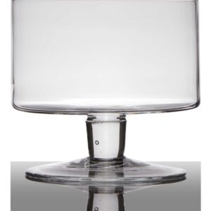 Glazen Schaal - Bowl Steve - Geschikt voor Kerst kunst stukken (H18/D19)