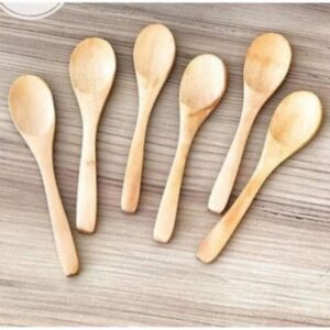 Homestar - Koffie/Thee lepels - Hout - 6 stuks