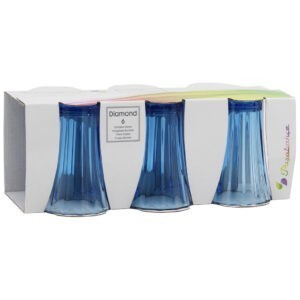 Pasabahce Diamond Mavi - Likeur glazen - 6 stuks