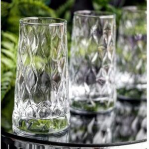 Pasabahce Leafy - Longdrink Glazen Bekers - Set van 4
