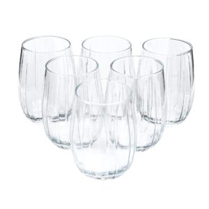 Pasabahce Linka - Glazen Beker Set - Cam Bardak Takimi - Set van 6 - 380cc
