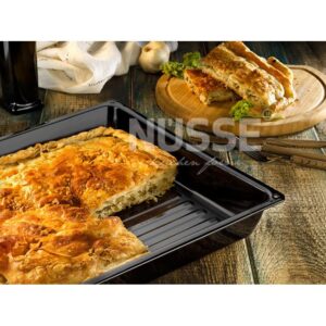 Nusse - Emaille - Vierkante Ovenschaal - 37x33cm