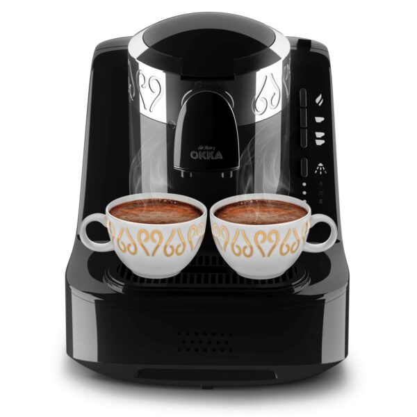 Arzum Okka - Turkse Koffie Apparaat/Turk Kahve Makinesi - Zwart/Zilver