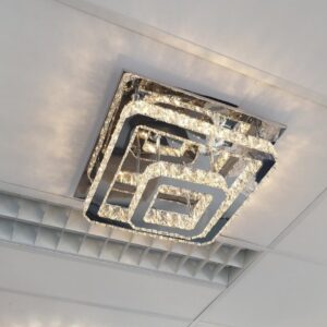 Homestar Vierkanten Plafondlamp - LED-verlichting (3 kleuren) - 45 x 45 cm