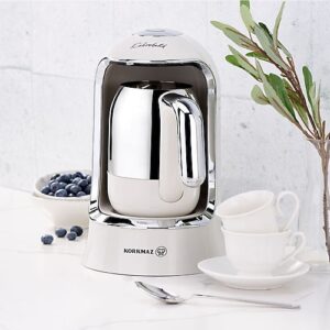 Korkmaz Kahvekolik - Turkse Koffiemachine - Turk Kahve Makinesi - Creme