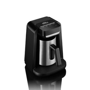 Arzum Okka - Rich Spin M Turk Kahve Makinesi - Turkse Koffiezet Apparaat - Zwart/Chrome