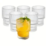 Homestar - Ripple Glazen Bekers - Cam Bardak Takimi - Set van 6