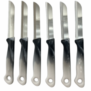 Solingen Fruitmessen - Kartelmessen - Meyve Bicagi - New Model - Set van 6 - Zwart wit