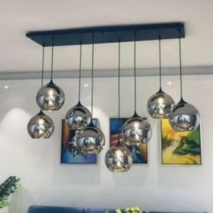 Homestar Hanglamp - 8 bollen - Glas - Smoke