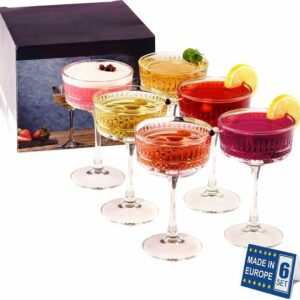 Pasabahce Elysia - Vintage Glazen - Set van 6 - 260ml