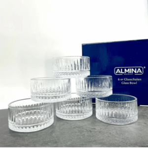 Almina Elisa - Glazen Kommetjes - Cam Cerezlik Takimi - Set van 6