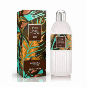 Eyüp Sabri Tuncer Kolonya Tütün – 400 ml – Eau de Cologne met Tabaksgeur – Luxe Geur voor Hem – Glazen Fles