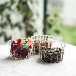 Almina Dipo - Glazen Kommetjes - Cam Kase Takimi - Set van 3