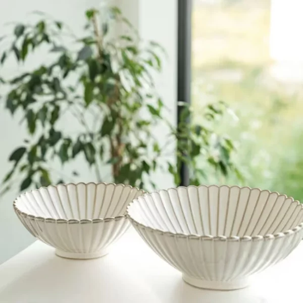 Almina Bloomy - Serveerschalen Set - 2-delig