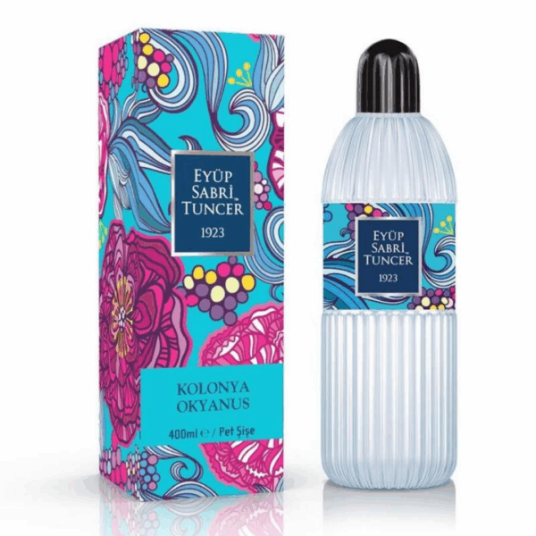 Eyüp Sabri Tuncer Kolonya Okyanus – 400 ml – Fris & Verkwikkend – Eau de Cologne met Oceaangeur – Pet Fles