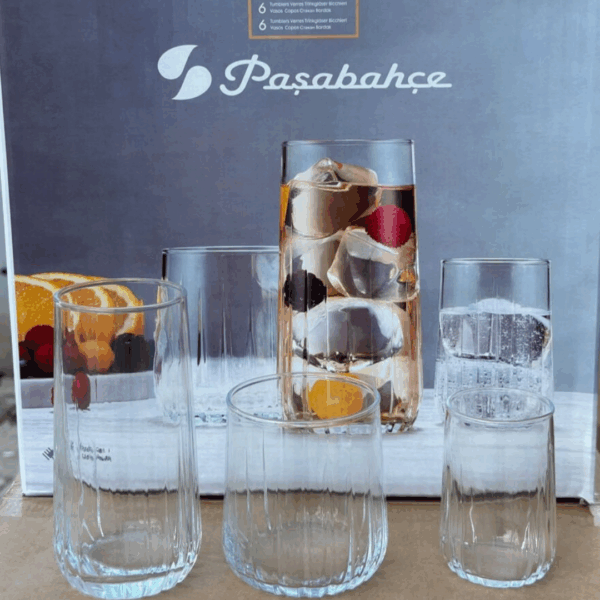 Pasabahce Nova - 18 delig Glazen Beker Set - Cam Bardak Takimi - Afbeelding 2