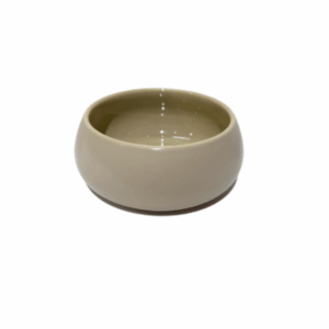 Chubby 3 Soepkommen Taupe – Set van 3 Keramische Kommen Ø14 cm – Organisch & Modern Design – Geschikt voor Soep, Ontbijt of Snacks