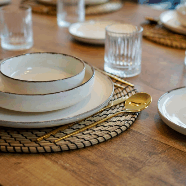 Homestar - Serviesset – 25 delig | 6-Persoons + Salade kom - Beige - Afbeelding 2