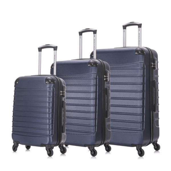 Sydney Kofferset Blauw – 3-Delig | Duurzame ABS Reiskoffers