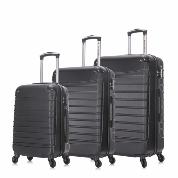 Sydney Kofferset Zwart – 3-Delig | ABS