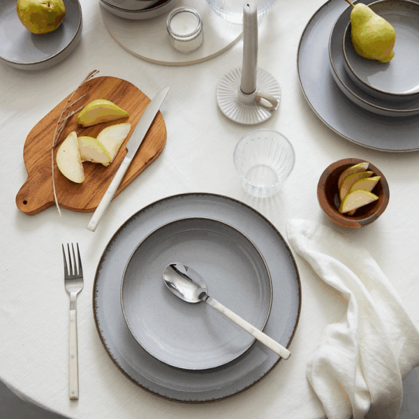 Homestar – Serviesset – 25 delig | 6-Persoons + Salade kom – Grijs - Afbeelding 2