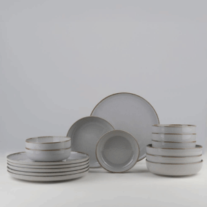 Homestar – Serviesset – 25 delig | 6-Persoons + Salade kom – Grijs