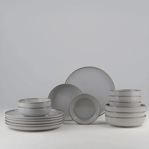 Homestar – Serviesset – 25 delig | 6-Persoons + Salade kom – Grijs